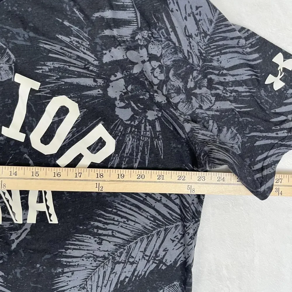 Under Armour Warrior Mana T-Shirt Mens 2XL Black Project Rock Tropical Training